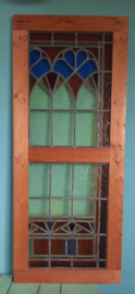 GLAS-IN-LOOD – 4 stuks in 2 lijsten – jaren ‘30