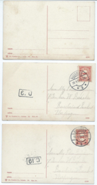 SET van 3 ansichtkaarten – Lisse-Sassenheim - 1909