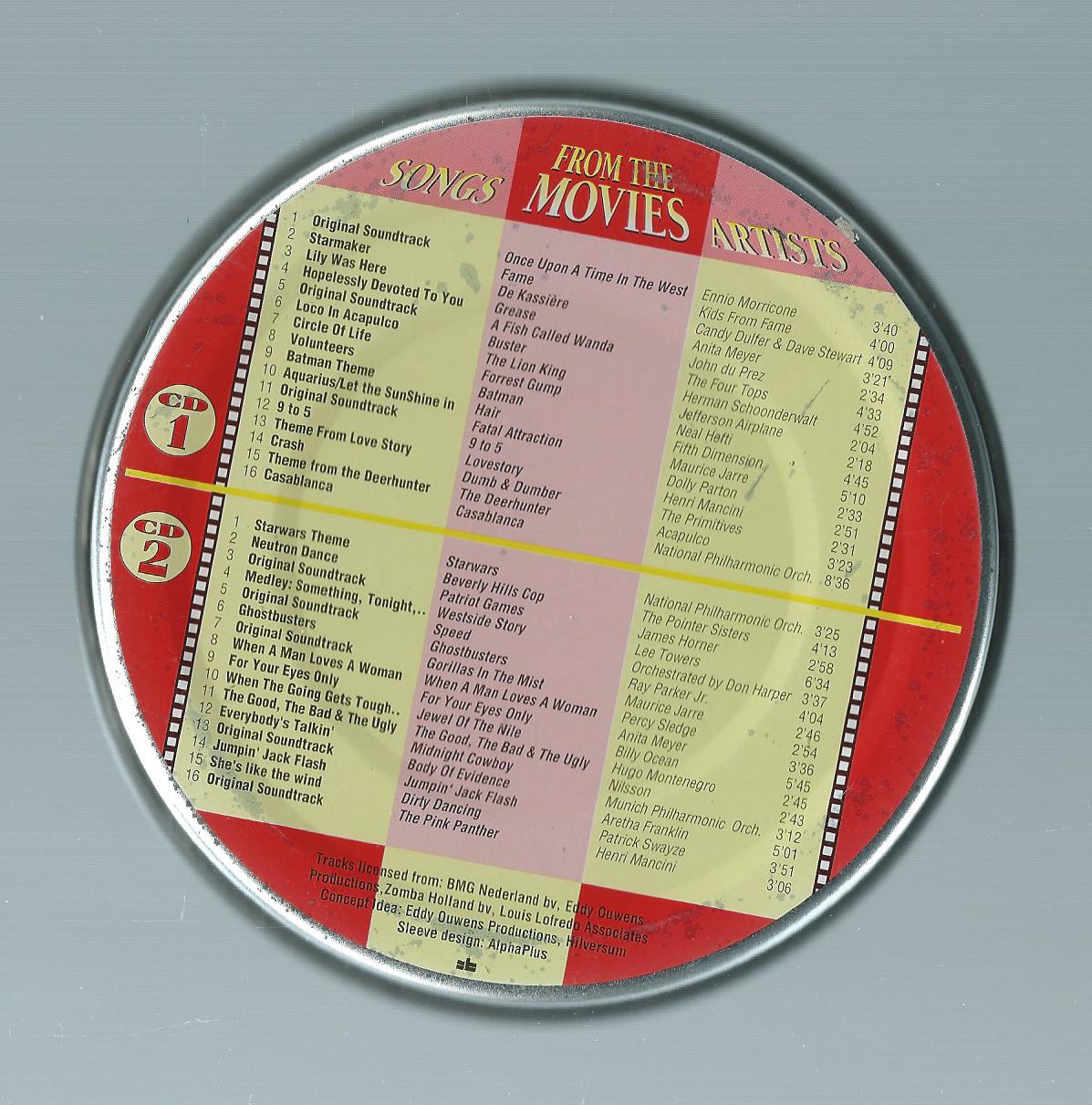 CD – Various – FROM THE MOVIES – 2 CD