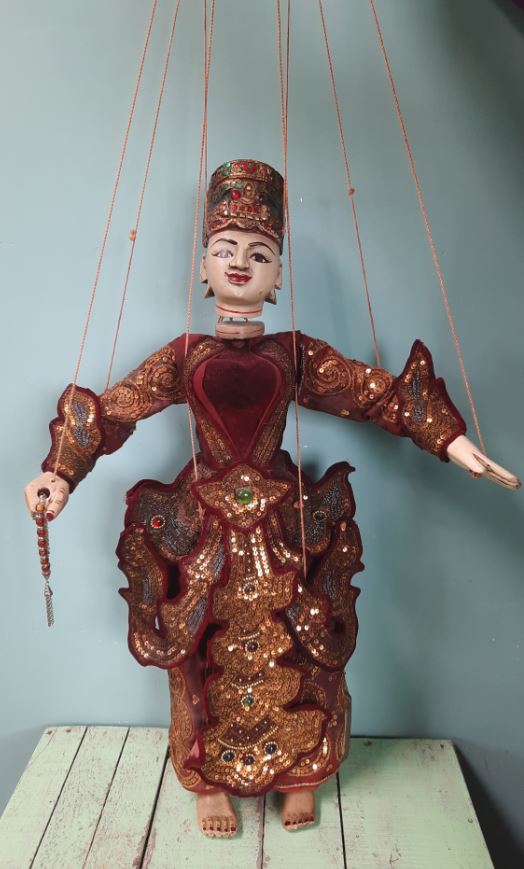 vintage marionet, Birma