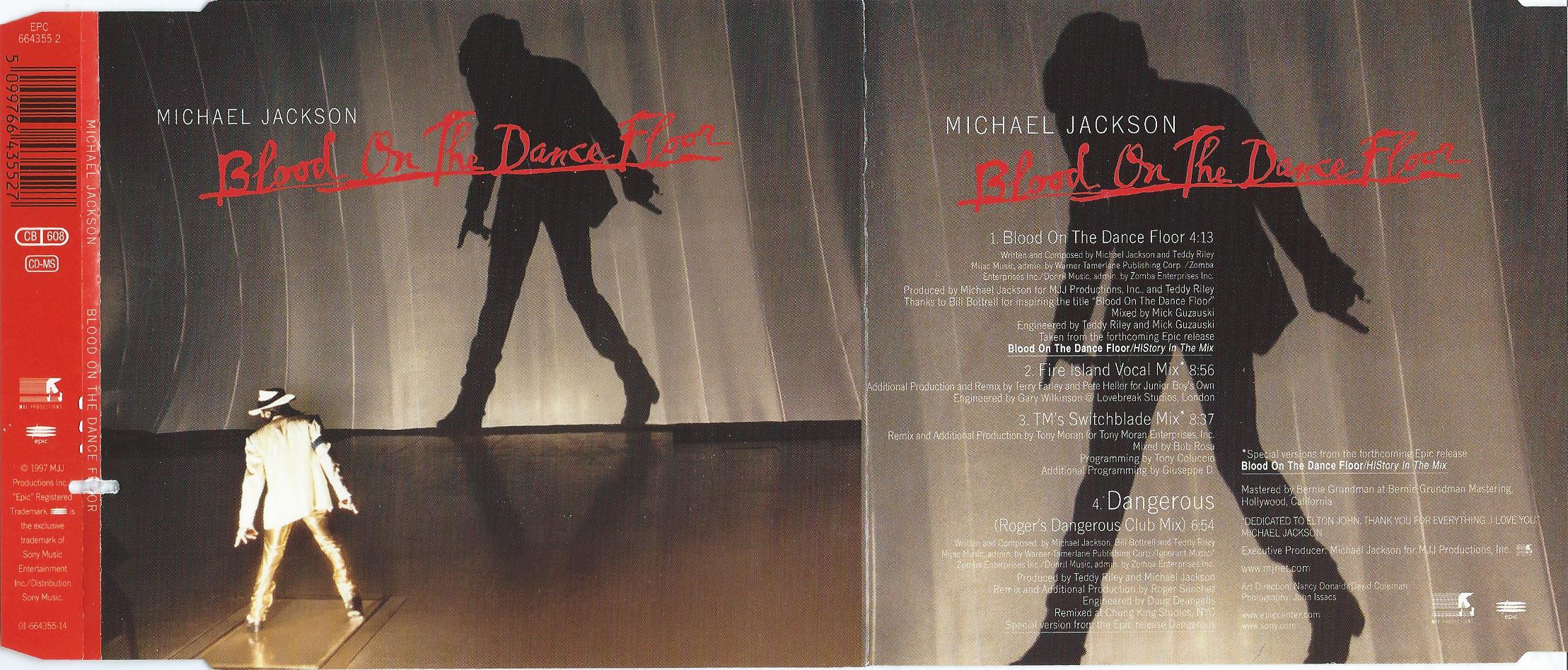 CD – Maxi-Single – MICHAEL JACKSON – Blood On The Dance Floor - 1997