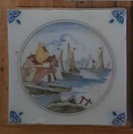 Oude tegels – Delft – 5 stuks – div. voorstellingen