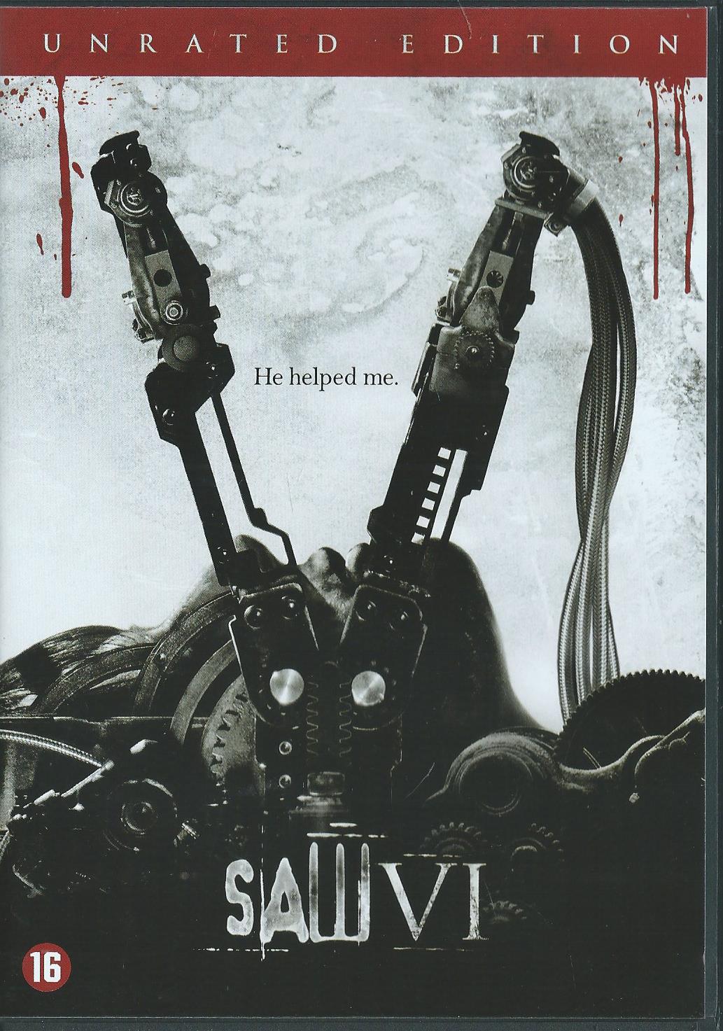 DVD – UNRATED EDITION SAW VI - 2009
