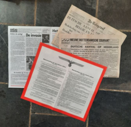 De OORLOGSKRANTEN – 6 stuks – 1994