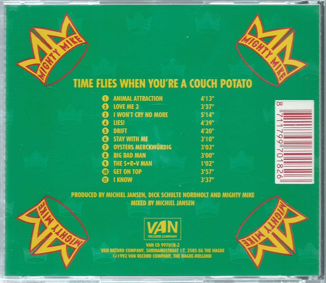 CD – MIGHTY MIKE – TIME FLIES WHEN YOU’RE A COUCH PATATO - 1992