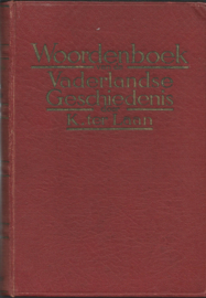 WOORDENBOEK VAN DE VADERLANDSE GESCHIEDENIS - 1939