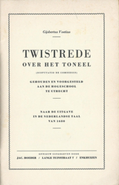 TWISTREDE OVER HET TONEEL – Gijsbertus Voetius – ca. 1960