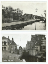 SET van 5 ansichtkaarten – diverse steden: Wageningen, Westerbork, Westzaan, Wilnis, Zaandam