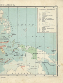 KLEINE SCHOOLATLAS VAN NEDERLANDSCH INDIË – W. VAN GELDER EN C. LEKKERKERKER - 1939