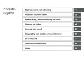 Instructieboekje NISSAN ALMERA N15–D - 1998