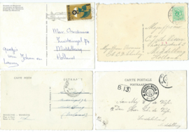 SET van 4 ansichtkaarten – België – o.a. 1906