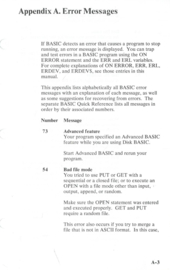 IBM Personal Computer BASIC Reference - 1984