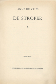 De Stroper – Anne de Vries - 1982