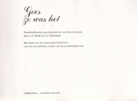 Goes zo was het – A.J. Barth en L.J. Moerland - 1976