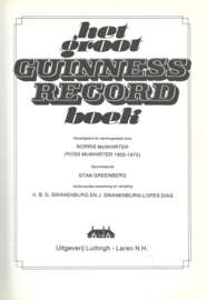 het groot GUINESS RECORD boek – Norris McWhirter - 1976