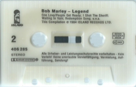 MC – Bob Marley & The Wailers – Legend - the best of BOB MARLEY and the WAILERS - 1984