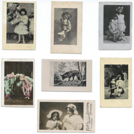 SET van 25 reclame fotootjes - ALB. HEIJN’s - ‘Zwartjes’ - in album - ca. 1910