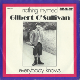 Gilbert O’Sullivan – Nothing Rhymed – Everybody Knows – 1970 (♪)