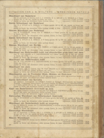 KLEINE SCHOOLATLAS VAN NEDERLANDSCH INDIË – W. VAN GELDER EN C. LEKKERKERKER - 1939