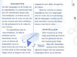 PAPIEREN VLIEGTUIGJES IN ZAKFORMAAT – KEN BLACKBURN & JEFF LAMMERS - 1999