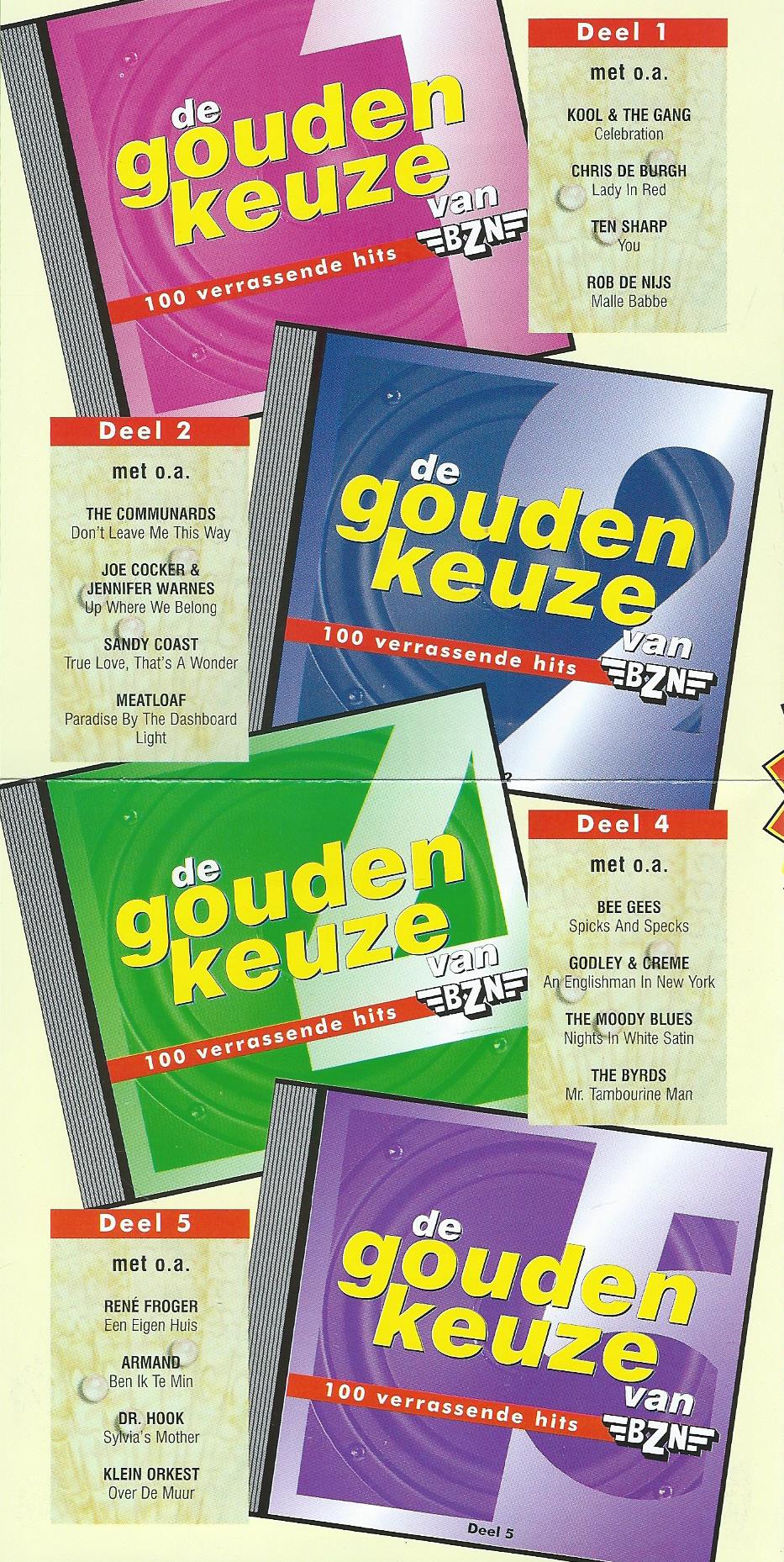CD – Various - de gouden keuze van BZN – Deel 3 - 1997