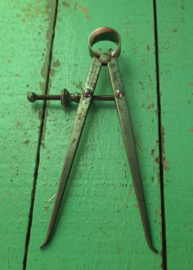 vintage steekpasser - MOORE & WRIGHT