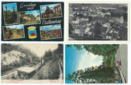 SET van 4 ansichtkaarten – Valkenburg – o.a. 1908, 1964