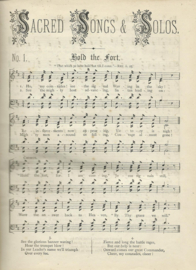 SACRED SONGS AND SOLOS WITH Standard Hymns COMBINED – IRA D. SANKEY - 1892
