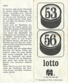 LOTTO Het Oud-Hollandse kienspel! (INCOMPLEET) – 1975