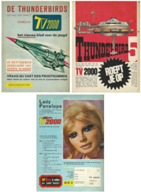 THUNDERBIRDS EXTRA, EXTRA 2 en  EXTRA 3  - 3 stuks – 1966