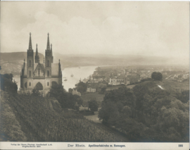 Prent – FOTO – Der Rhein. Apollinariskirche m. Remagen - 1908