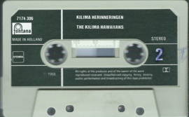 MC – THE KILIMA HAWAIIANS ‎– Kilima Herinneringen  – 1980 (♪)