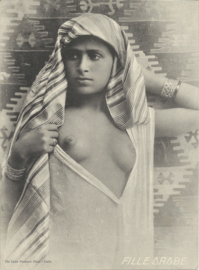 Prent – FILLE ARABE – ca. 1900