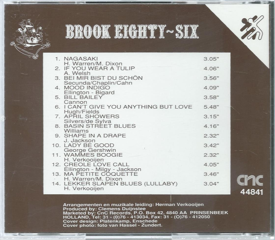 CD – BROOK EIGHTY-SIX – ALL OF US - 1986