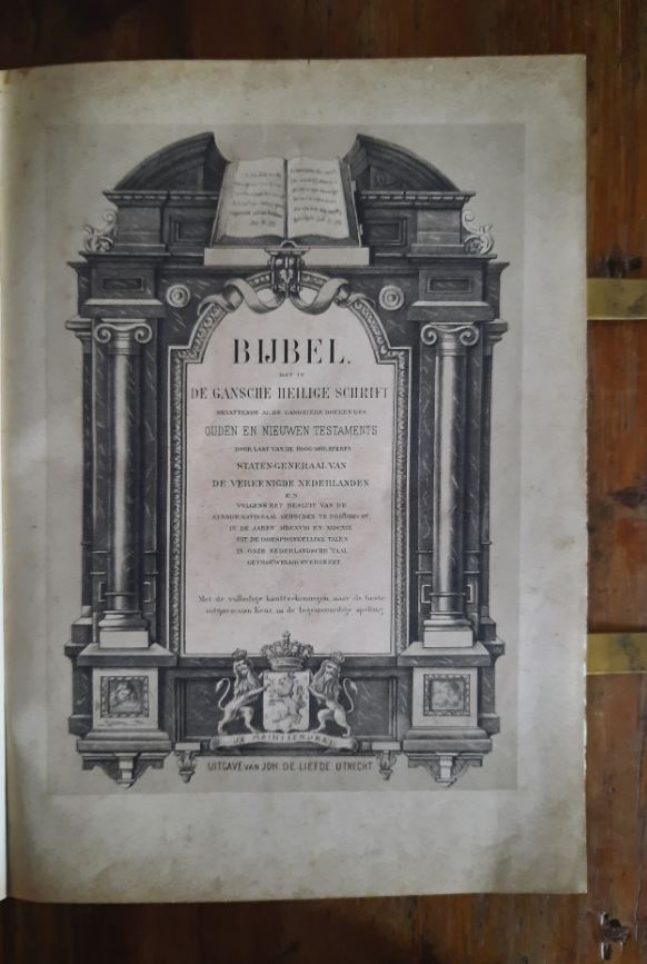 BIJBEL, DAT IS DE GANSCHE HEILIGE SCHRIFT ... – ca. 1900