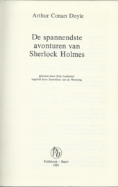 De spannendste avonturen van SHERLOCK HOLMES - Arthur Conan Doyle – 1981