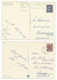 SET van 2 ansichtkaarten – Noorwegen – 1975, 1977