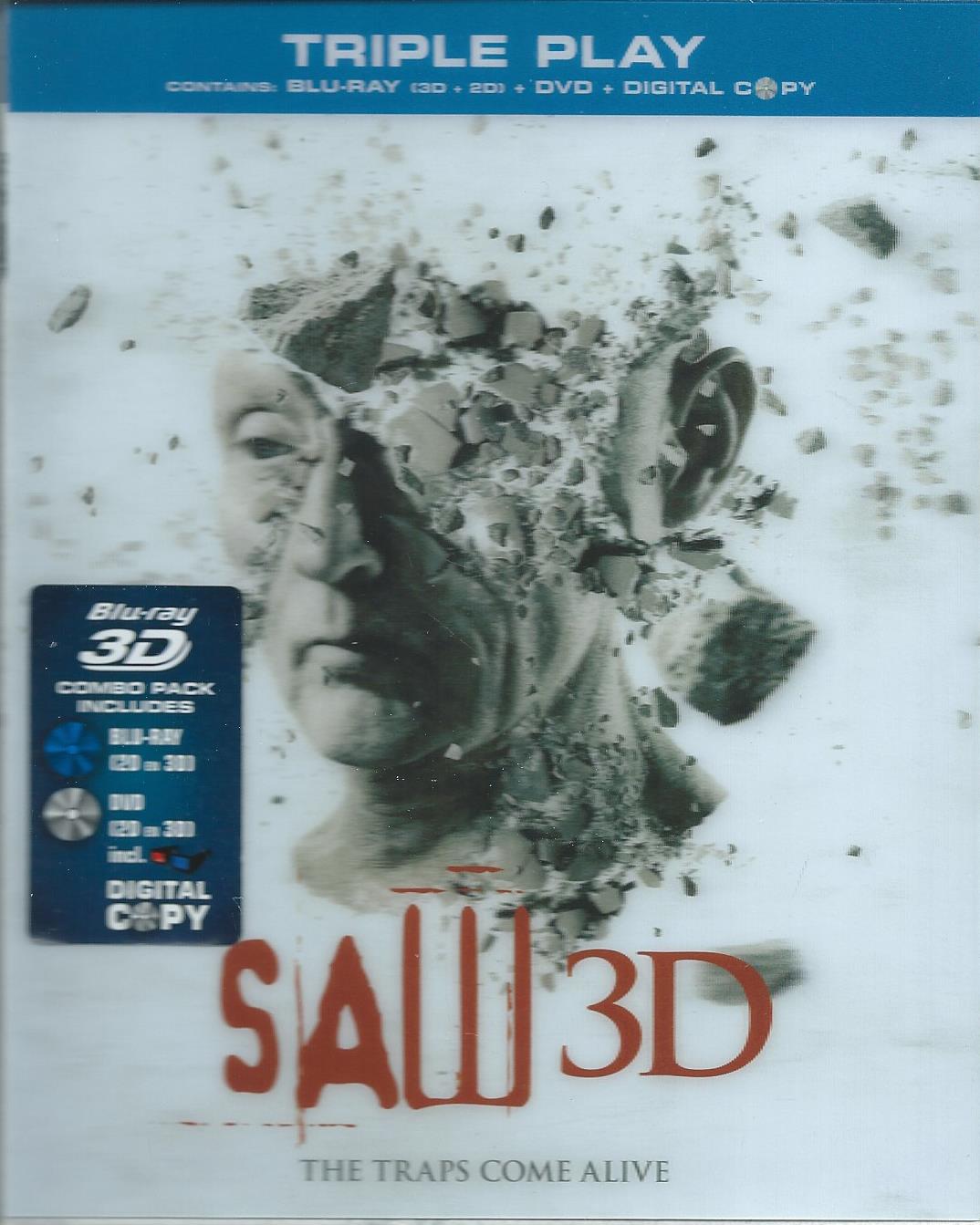 DVD – Blu-ray - UNRATED EDITION TRIPLE PLAY SAW 3D - 2011