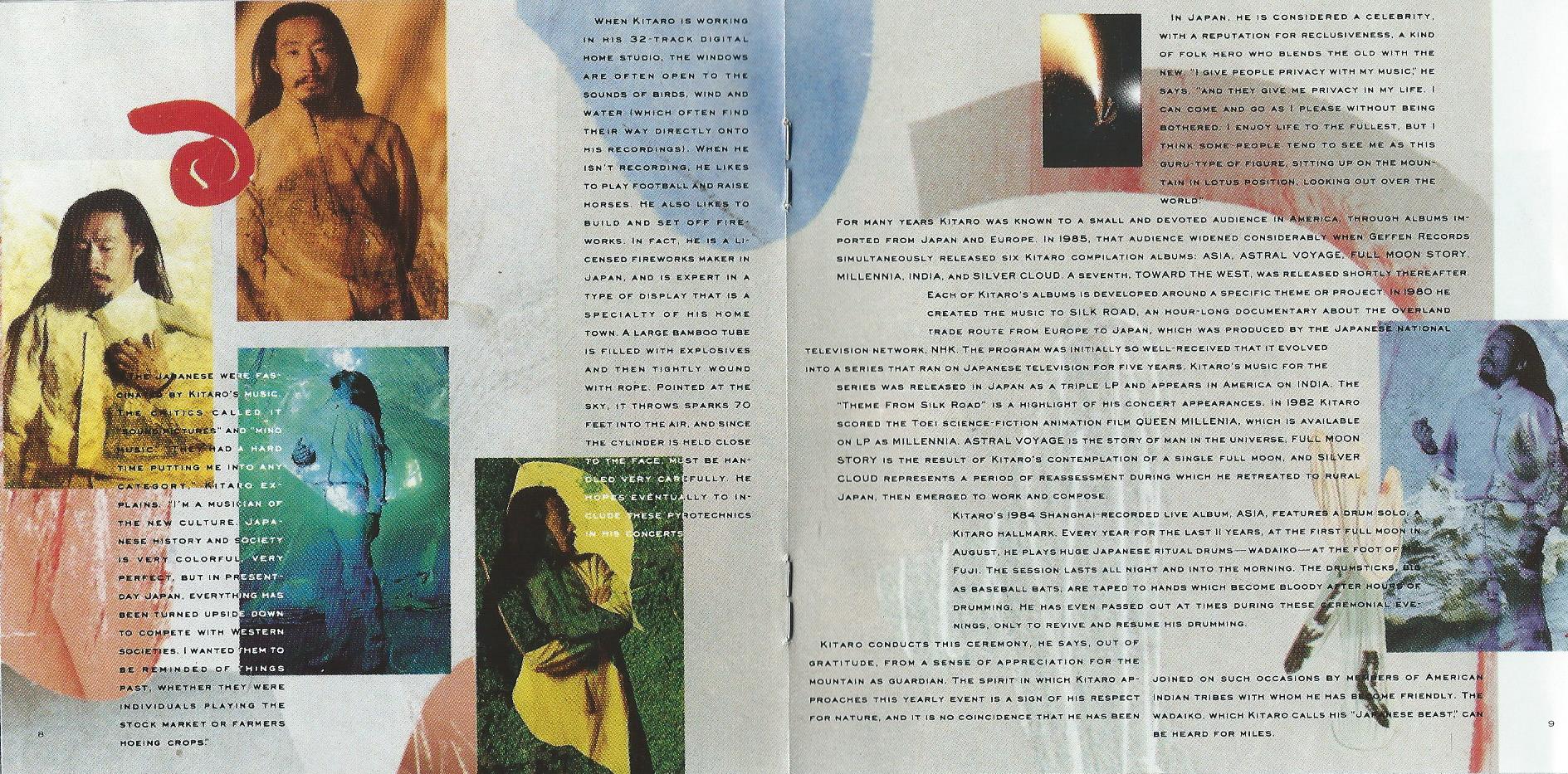 CD – KITARO – TEN YEARS – 2 CD - 1988
