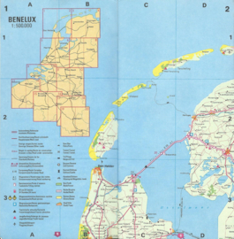 wegenatlas benelux – 1980/81