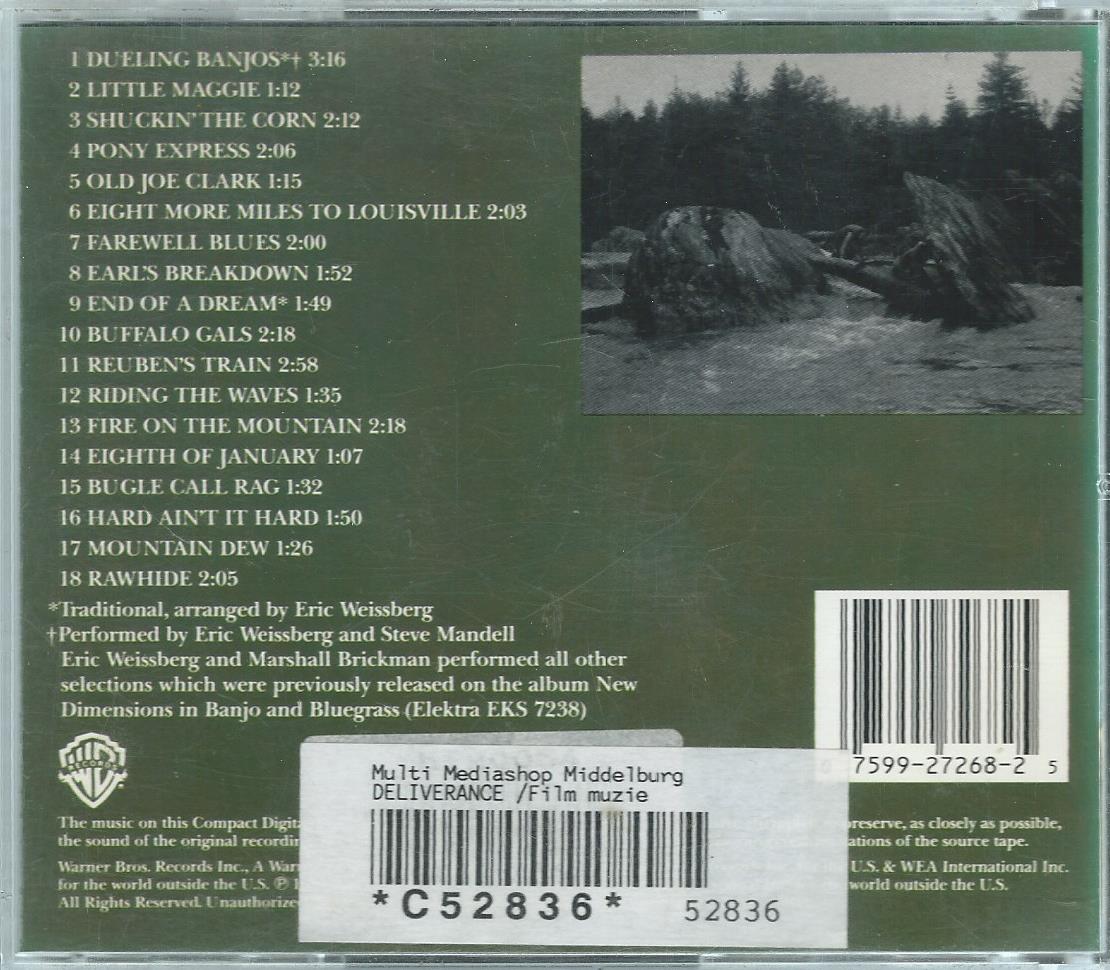 CD – "DUELING BANJOS" FROM THE ORIGINAL SOUNDTRACK DELIVERANCE