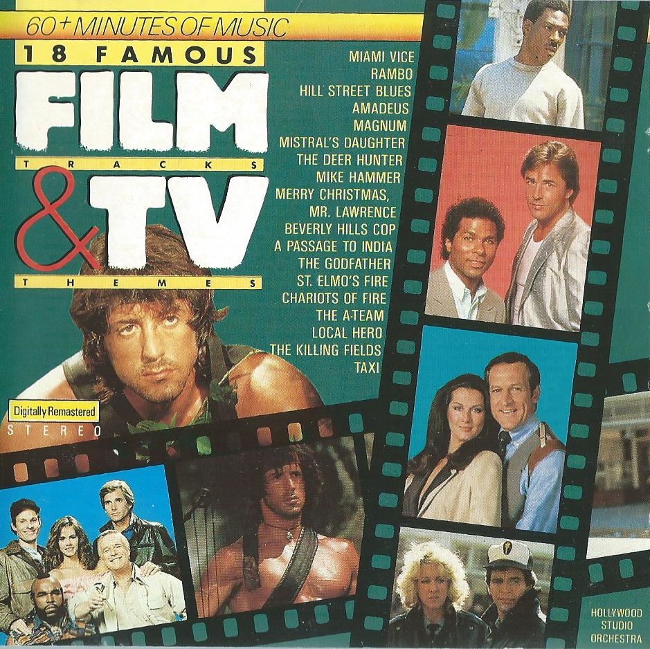 CD – Hollywood Studio Orchestra - 18 FAMOUS FILM TRACKS & TV THEMES - 1985