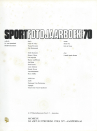 SPORTFOTOJAARBOEK 70 (1 SEPT ’68 – 1 SEPT ’70) - 1970 (2)