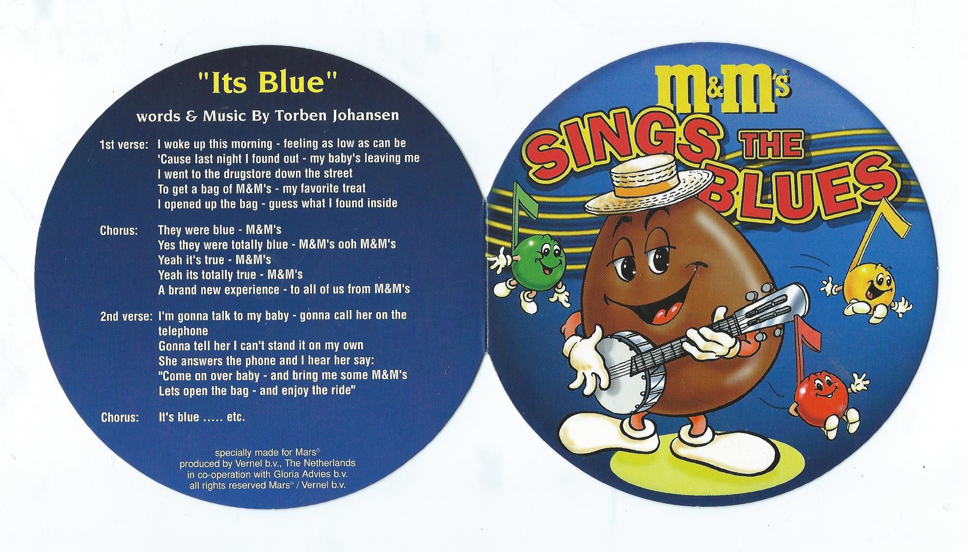 CD – Various - M&M's SINGS THE BLUES - 1997