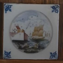 Oude tegels – Delft – 5 stuks – div. voorstellingen