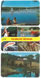 SET van 6 ansichtkaarten - VS - Michigan – jaren ’60-‘70