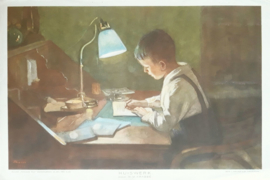 Prent – Bijlage HAAGSCHE POST - HUISWERK DOOR H.M. KRABBÉ - (1916) - 1923 (1)