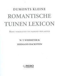 DUMONTS KLEINE ROMANTISCHE TUINEN LEXICON – W.T. WEHMEYER & HERMANN HACKSTEIN - 2006