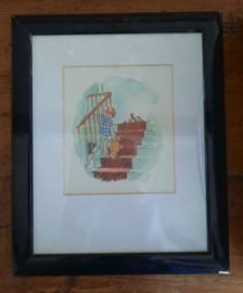 Prent - Winnie the Pooh – Stairs – DISNEY