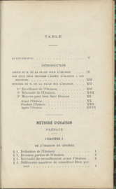 EXPLICATION DE LA METHODE D’ORAISON PAR LE BIENHEUREUX JEAN-BAPTISTE DE LA SALLE - 1890